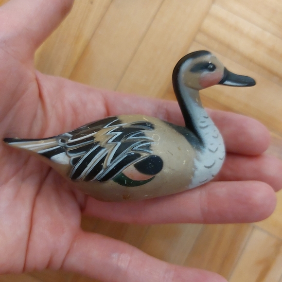 3 vintage Hong Kong plastic miniature duck decoy figures - Picture 7 of 12